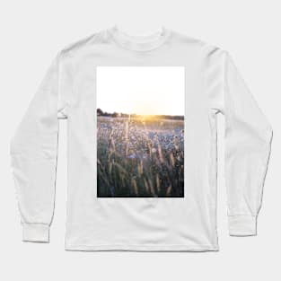 Cornfield by Sunset Long Sleeve T-Shirt